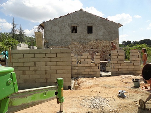 Restauration d'une ancienne maison de campagne