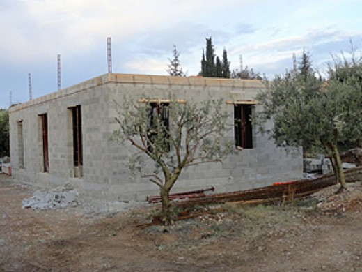 Construction d'une maison neuve