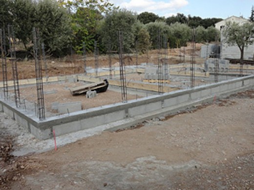 Construction d'une maison neuve