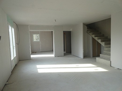 Construction d'une maison neuve