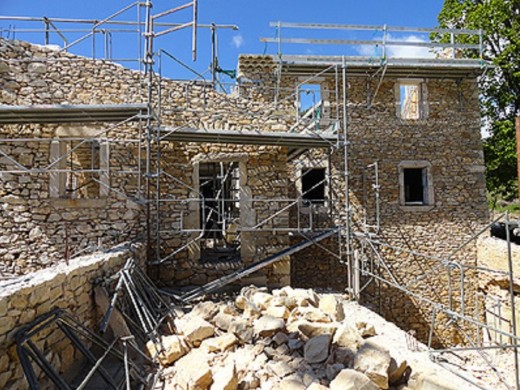 Restauration d'une superbe et  ancienne ferme
